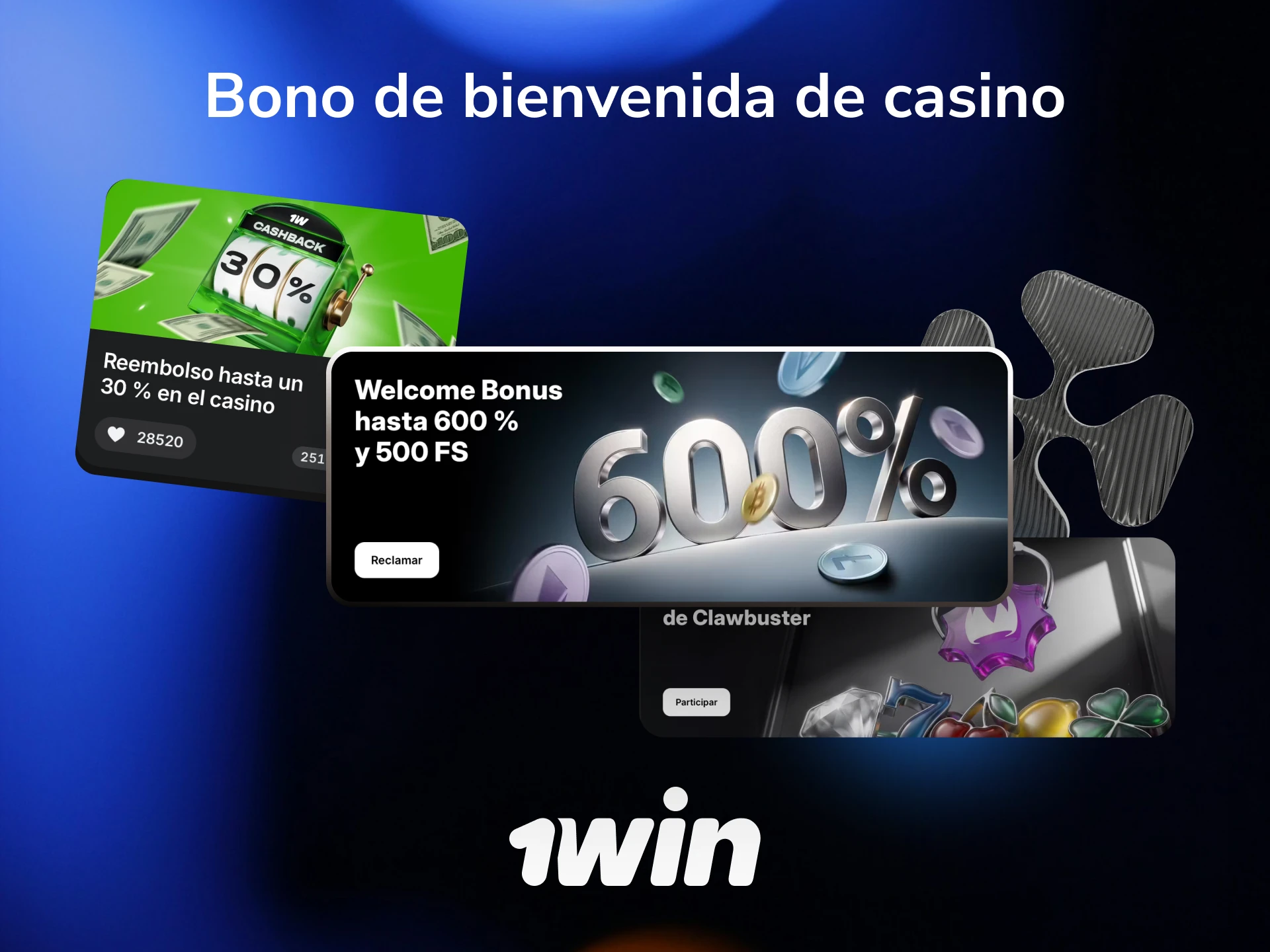 Activá el bono de bienvenida de casino en 1win con bonificación y giros gratis desde México.