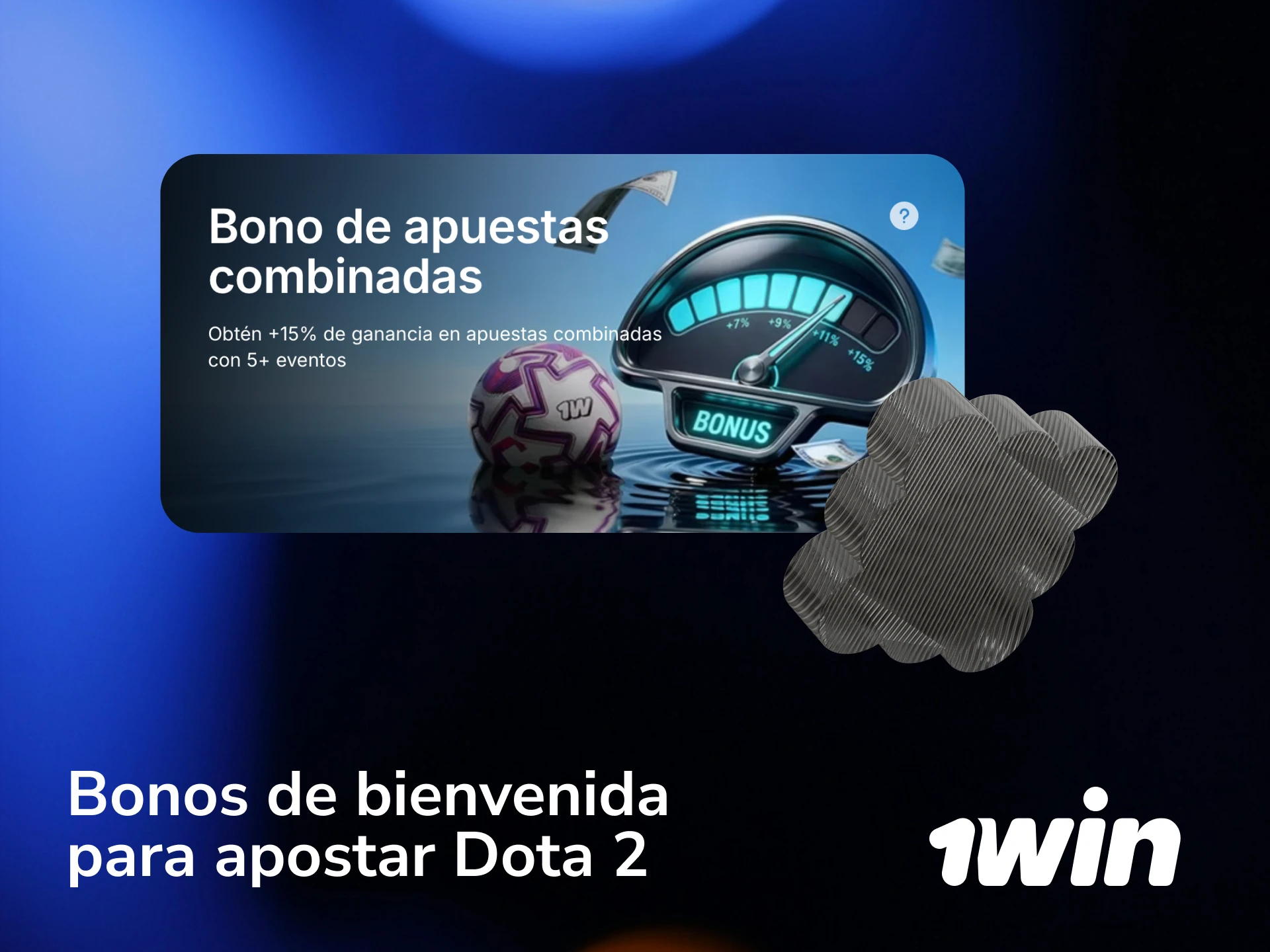 Activá el bono de bienvenida de 1win para apostar en Dota 2 desde tu primer depósito en México.
