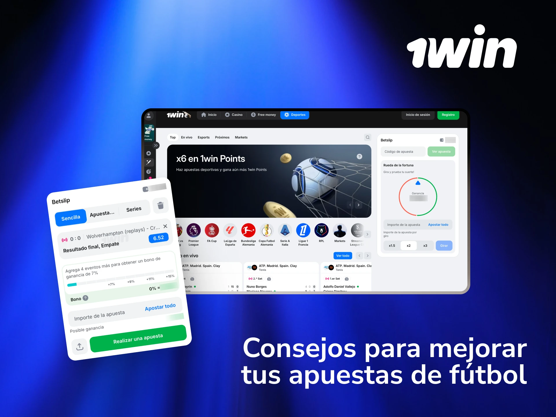 Consejos prácticos para mejorar tus apuestas de fútbol en 1win y aumentar tus probabilidades de éxito en México.