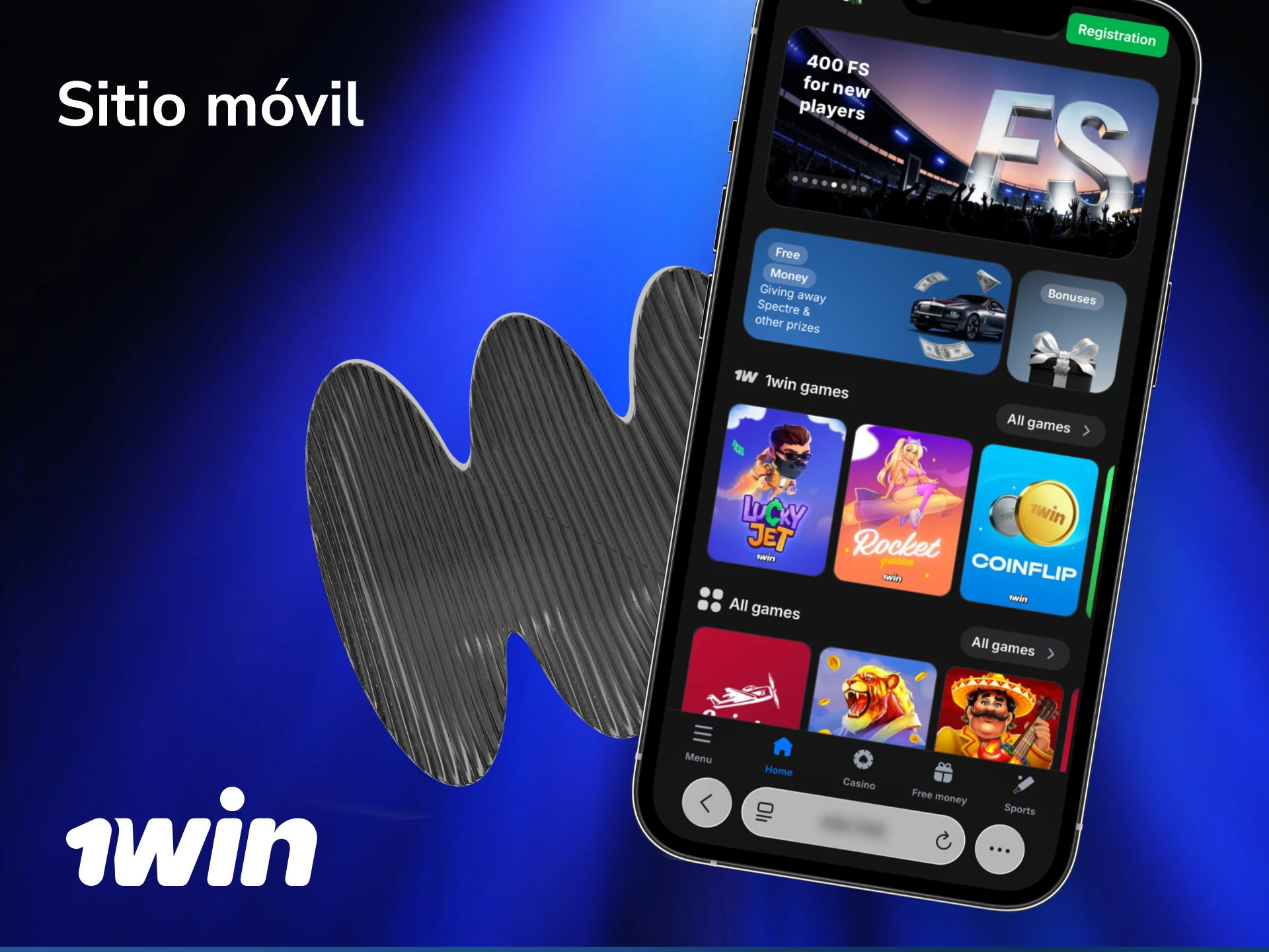 Accedé al sitio móvil de 1win desde tu navegador sin necesidad de descargar ninguna aplicación.