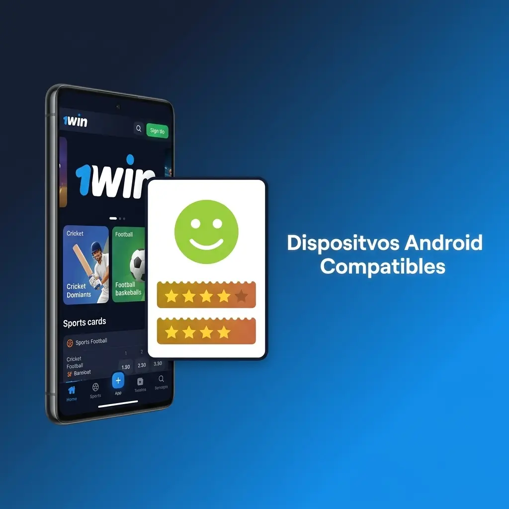 Dispositivos Android compatibles con la app 1win en México: Samsung, Motorola, Xiaomi, OPPO, Huawei y más