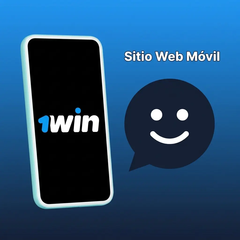 Sitio web móvil de 1win optimizado para smartphones y tablets con acceso rápido y funcionalidad completa