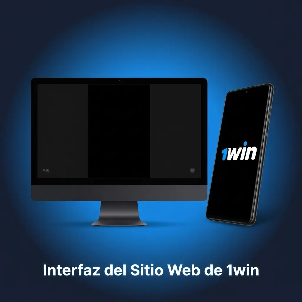 Interfaz del sitio web de 1win México con barra de navegación superior y secciones de apuestas y casino